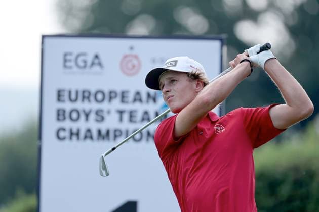 GOLF - European Boys Team Championship ATZENBRUGG,AUSTRIA,10.JUL.24 - GOLF - European Boys Team Championship, Diamond Country Club. Image shows Joshua Hess (SUI).  GEPAxpictures xHansxOberlaender