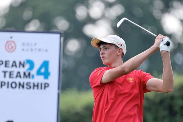 GOLF - European Boys Team Championship ATZENBRUGG,AUSTRIA,10.JUL.24 - GOLF - European Boys Team Championship, Diamond Country Club. Image shows Jan Arino Farre (ESP).  GEPAxpictures xHansxOberlaender