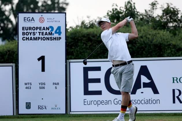 GOLF - European Boys Team Championship ATZENBRUGG,AUSTRIA,10.JUL.24 - GOLF - European Boys Team Championship, Diamond Country Club. Image shows Jasper Pippig (GER).  GEPAxpictures xHansxOberlaender