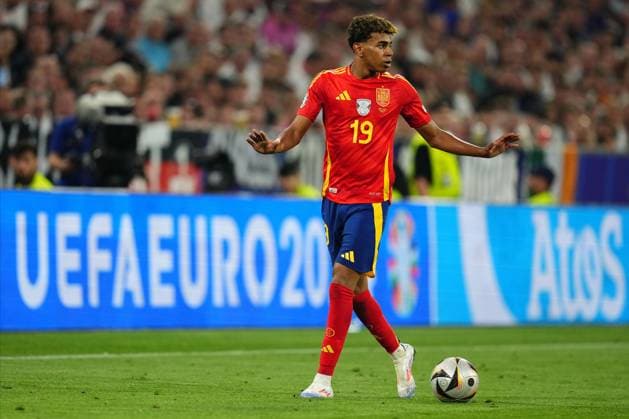 GER: Spain v France. UEFA EURO, EM, Europameisterschaft,Fussball 2024 Lamine Yamal of Spain during the UEFA Euro 2024 match between Spain and France, Semi-finals, played at Allianz Arena Stadium on July 9, 2024 in Munich, Germany. kpng Copyright: xBaguxBlancox xPRESSINPHOTOx PS_240709_604