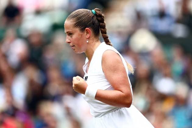 Jelena Ostapenko during her quarter final match Wimbledon Tennis Championships, Day 10, The All England Lawn Tennis and Croquet Club, London, UK - 10 Jul 2024  Copyright: xJamesxMarsh Shutterstockx 14578619ab