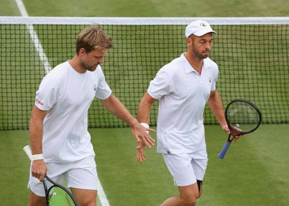Kevin Krawietz and Tim Puetz, Mens Doubles Tennis Wimbledon 2024 Grand Slam ITF ATP WTA AELTC London Great Britain 10 July 2024 Copyright: xJuergenxHasenkopfx