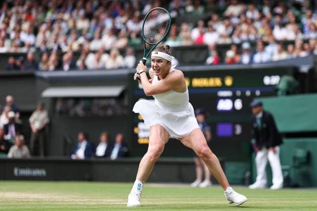 Elina Svitolina during her quarter final match Wimbledon Tennis Championships, Day 10, The All England Lawn Tennis and Croquet Club, London, UK - 10 Jul 2024  Copyright: xEllaxLing Shutterstockx 14578621f