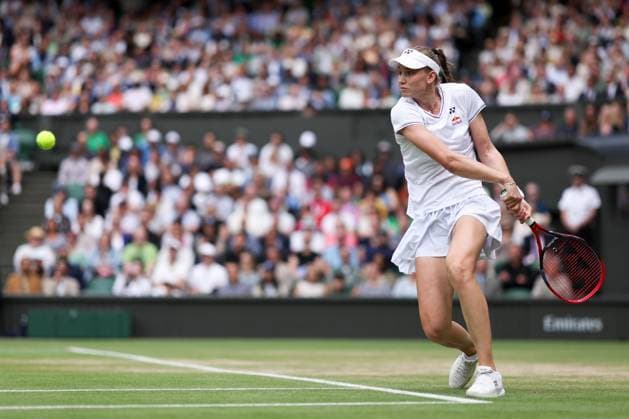 Elena Rybakina during her quarter final match Wimbledon Tennis Championships, Day 10, The All England Lawn Tennis and Croquet Club, London, UK - 10 Jul 2024  Copyright: xEllaxLing Shutterstockx 14578621a