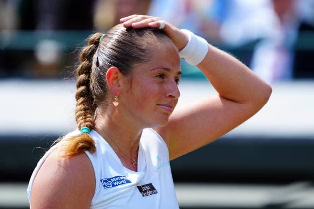 Jelena Ostapenko during her quarter final match Wimbledon Tennis Championships, Day 10, The All England Lawn Tennis and Croquet Club, London, UK - 10 Jul 2024  Copyright: xJavierxGarcia Shutterstockx 14578617bz