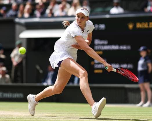 Elena Rybakina during her quarter final match Wimbledon Tennis Championships, Day 10, The All England Lawn Tennis and Croquet Club, London, UK - 10 Jul 2024  Copyright: xEllaxLing Shutterstockx 14578621j