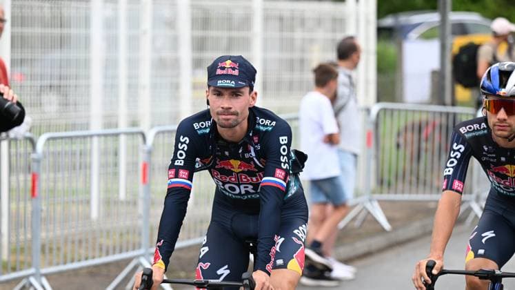 10-07-2024 Tour De France; Tappa 11 Evaux Les Bains - Le Lioran; 2024, Red Bull - Bora - Hansgrohe; Roglic, Primoz; Evaux Les Bains; 