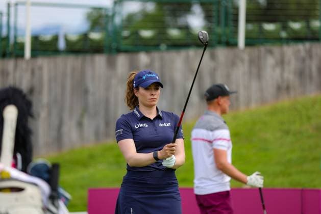 EVIAN-LES-BAINS, FRANCE - 10.07.2024: Gaby Lopez (MEX) of The Amundi Evian Championship at the Evian Resort Golf Club on July 10, 2023 in Evian-les-Bains, France.