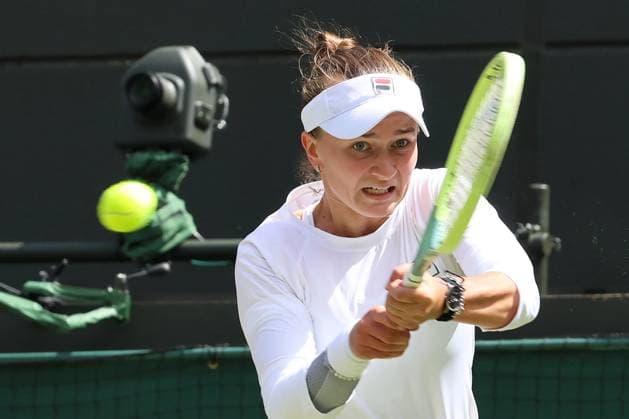 TENNIS - Wimbledon 2024 LONDON,ENGLAND,10.JUL.24 - TENNIS - WTA, Tennis Damen Tour, Wimbledon, Grand Slam. Image shows Barbora Krejcikova (CZE).  GEPAxpictures xAlanxGrieves
