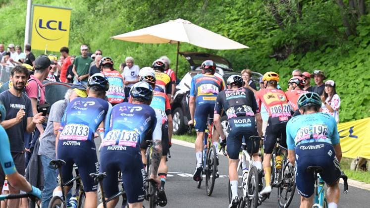 10-07-2024 Tour De France; Tappa 11 Evaux Les Bains - Le Lioran; Col De Font De Cere; 