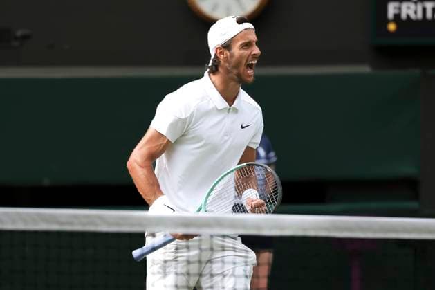 Lorenzo Musetti ITA Tennis Wimbledon 2024 Grand Slam ITF ATP WTA AELTC London Great Britain 10 July 2024 Copyright: xJuergenxHasenkopfx