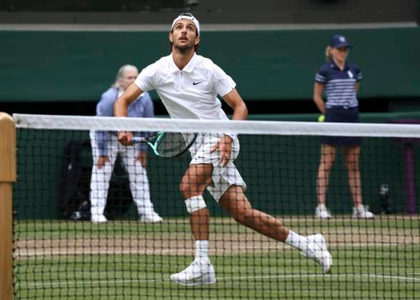 Lorenzo Musetti ITA Tennis Wimbledon 2024 Grand Slam ITF ATP WTA AELTC London Great Britain 10 July 2024 Copyright: xJuergenxHasenkopfx