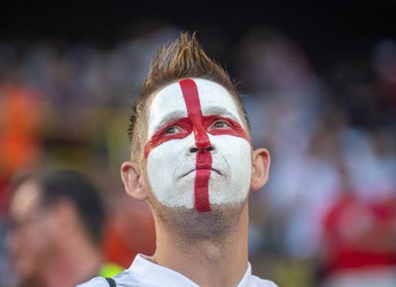 Football, men, season 2023 24, UEFA Euro EM 2024, semi-final in Dortmund, Netherlands England, English fans, 10 07 2024, Copyright: xSebastianxRäppold MatthiasxKochx