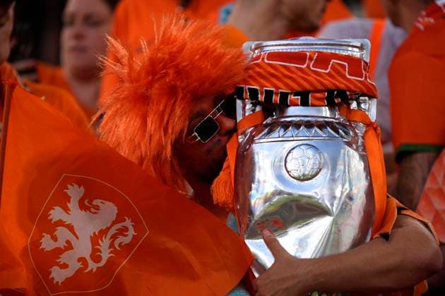 Netherland Supporters during a semifinal match between Netherland and England at the Euro 2024 soccer tournament in Dortmund at Signal Iduna Park, Germany, Wednesday, July 10, 2024 - Soccer .  Copyright: xFabioxFerrari LaPressex