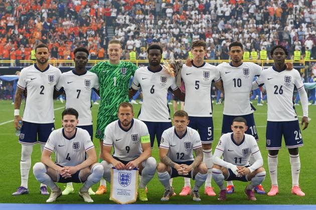 DORTMUND, 10-07-2024, BVB Stadium , European Football Championship Euro2024, Semi finals match no.50 between Netherlands and England. team England Netherlands - England (Euro2024)  x25729140x Copyright: