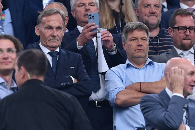 EURO 2024, semi-final, England - Netherlands, celebrities in the stands