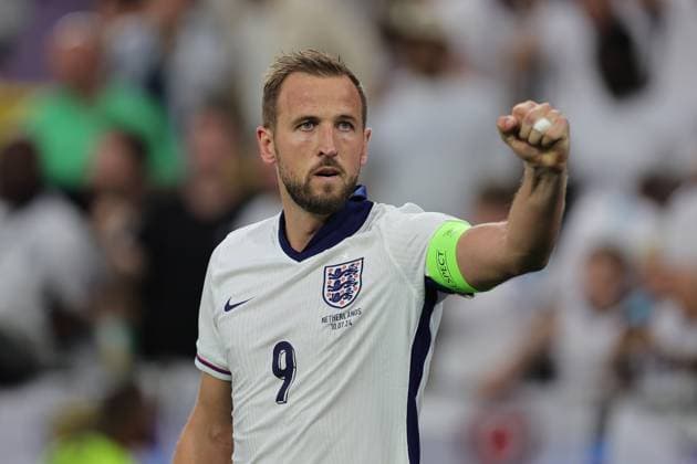 Netherlands v England Euro 2024 10 07 2024. Semi Final Goal 1-1 Harry Kane of England scores a goal and celebrates during the Euro 2024 semi-final match between Netherlands and England at BVB Stadion, Dortmund, Germany on 10 July 2024. Dortmund BVB Stadion Germany Editorial use only , Copyright: xNigelxKeenex PSI-19938-0020