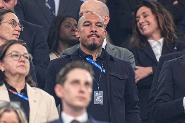 2024-07-10 Netherlands v England - Semi-Final - UEFA EURO, EM, Europameisterschaft,Fussball 2024 DORTMUND, GERMANY - JULY 10: Nigel de Jong attending during the Semi-Final - UEFA EURO 2024 match between Netherlands and England at BVB Stadion Dortmund on July 10, 2024 in Dortmund, Germany. (Photo by Joris Verwijst BSR Agency) Dortmund Germany Content not available for redistribution in The Netherlands directly or indirectly through any third parties. Copyright: xBSRxAgencyx
