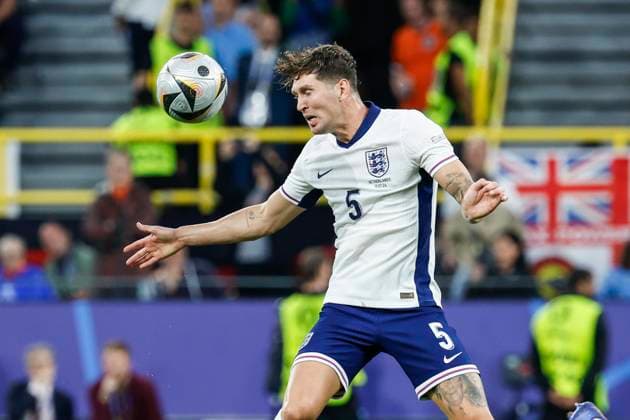 GER, Dortmund, Football, Netherlands vs England , Semi-final, Westfalenstadion Dortmund, UEFA EURO 2024, John Stones England , Header, 10 07 2024, Copyright: HMBxMedia HeikoxBecker