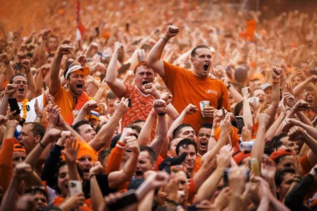 EURO 2024, semi-final, England - Netherlands, public viewing in Dortmund