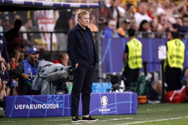 Dortmund - Holland coach Ronald Koeman during the UEFA EURO, EM, Europameisterschaft,Fussball 2024 Semi-final match between the Netherlands and England at the BVB Stadium Dortmund on July 10, 2024 in Dortmund, Germany. ANP MAURICE VAN STEEN UEFA EURO 2024 2024 xVIxANPxSportx xxANPxIVx 503204546 originalFilename: 503204546.jpg
