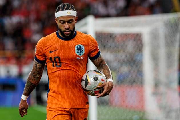 UEFA EURO 2024 Netherlands England 10 07 2024 Memphis Depay Netherlands, 10 UEFA EURO 2024 Netherlands England BVB Stadion Dortmund, Dortmund on 10 07 2024 Copyright: xBEAUTIFULxSPORTS Wunderlx