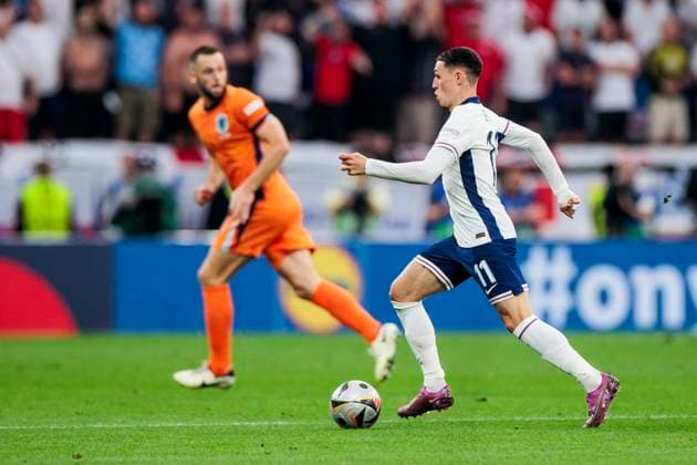 UEFA EURO 2024 Netherlands England 10 07 2024 Phil Foden England, 11 UEFA EURO 2024 Netherlands England BVB Stadion Dortmund, Dortmund on 10 07 2024 Copyright: xBEAUTIFULxSPORTS Wunderlx