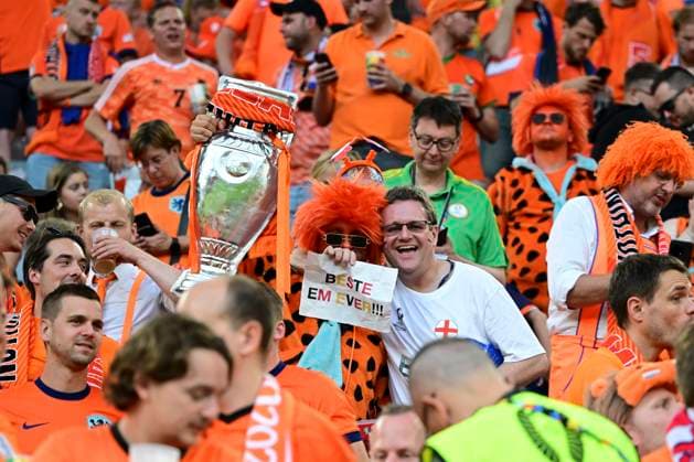 Fans Netherlands, Netherlands vs England, Football, UEFA Euro 2024, Semi-final, 10 07 2024 Dortmund North Rhine-Westphalia Germany Copyright: xkolbert-press MarcxNiemeyerx