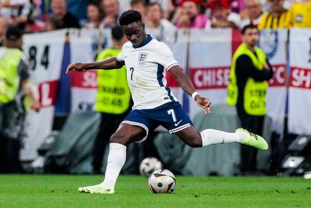 UEFA EURO 2024 Netherlands England 10 07 2024 Bukayo Saka England, 7 UEFA EURO 2024 Netherlands England BVB Stadion Dortmund, Dortmund on 10 07 2024 Copyright: xBEAUTIFULxSPORTS Wunderlx