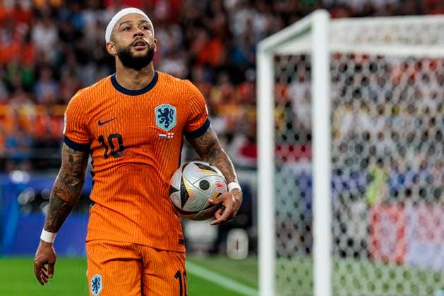 UEFA EURO 2024 Netherlands England 10 07 2024 Memphis Depay Netherlands, 10 UEFA EURO 2024 Netherlands England BVB Stadion Dortmund, Dortmund on 10 07 2024 Copyright: xBEAUTIFULxSPORTS Wunderlx