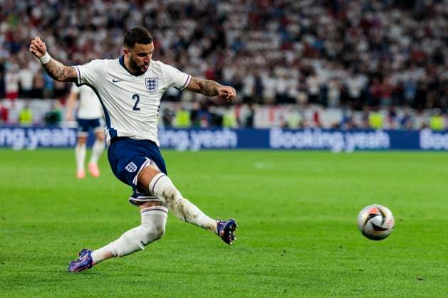 UEFA EURO 2024 Netherlands England 10 07 2024 Kyle Walker England, 2 UEFA EURO 2024 Netherlands England BVB Stadion Dortmund, Dortmund on 10 07 2024 Copyright: xBEAUTIFULxSPORTS Wunderlx