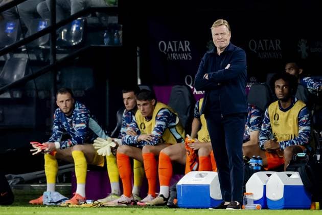 DORTMUND - Holland coach Ronald Koeman during the UEFA EURO, EM, Europameisterschaft,Fussball 2024 Semi-final match between the Netherlands and England at the BVB Stadium Dortmund on July 10, 2024 in Dortmund, Germany. ANP KOEN VAN WEEL UEFA EURO 2024 2024 xVIxANPxSportx xxANPxIVx 503206619 originalFilename: 503206619.jpg