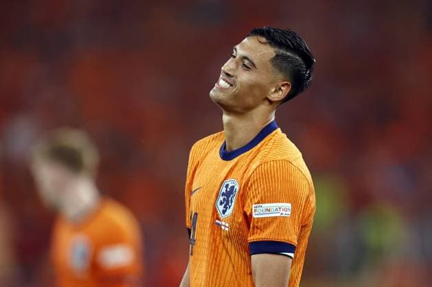 Dortmund - Tijjani Reijnders of Holland during the UEFA EURO, EM, Europameisterschaft,Fussball 2024 Semi-final match between the Netherlands and England at the BVB Stadium Dortmund on July 10, 2024 in Dortmund, Germany. ANP MAURICE VAN STEEN UEFA EURO 2024 2024 xVIxANPxSportx xxANPxIVx 503207635 originalFilename: 503207635.jpg