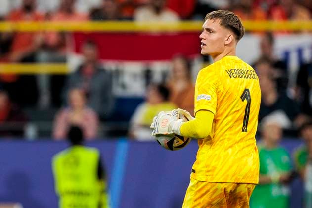 UEFA EURO 2024 Netherlands England 10 07 2024 Bart Verbruggen Netherlands, 1 UEFA EURO 2024 Netherlands England BVB Stadion Dortmund, Dortmund on 10 07 2024 Copyright: xBEAUTIFULxSPORTS Wunderlx