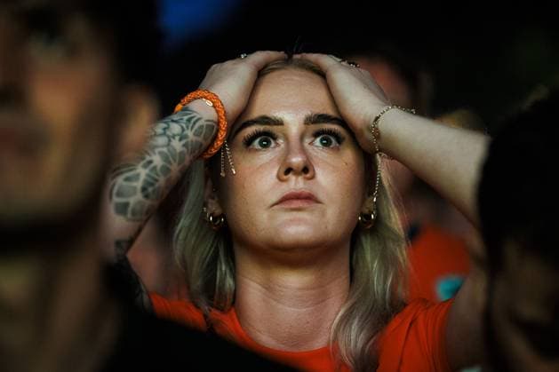 EURO 2024, Die Highlights DORTMUND, Dutch supporters in Dortumund, 10-07-2024, Dutch fans in the city center of dortmund before the match against England. Oranje legioen, westfalenpark. Netherlands loss Dutch supporters in Dortumund  x25730538x Copyright: