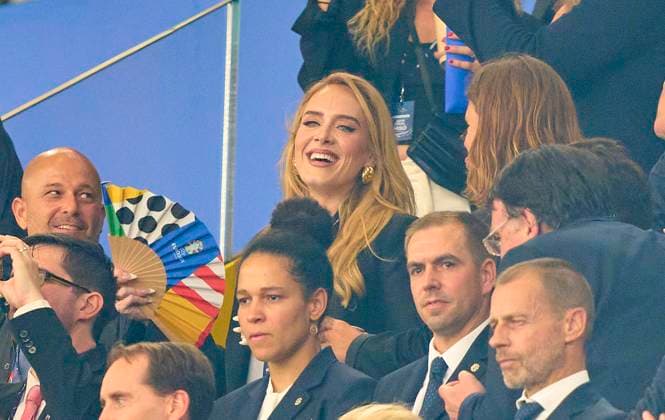 EURO 2024, England - Netherlands, Ed Sheeran and Adele among the spectators