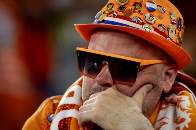 DORTMUND - Dutch fans after the match against England during the UEFA EURO, EM, Europameisterschaft,Fussball 2024 Semi-final match between the Netherlands and England at the BVB Stadium Dortmund on July 10, 2024 in Dortmund, Germany. ANP KOEN VAN WEEL UEFA EURO 2024 2024 xVIxANPxSportx xxANPxIVx 503213350 originalFilename: 503213350.jpg
