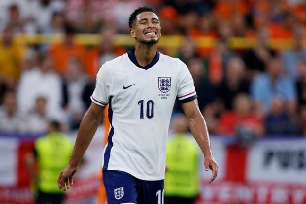 Netherlands v England: Semi-Final - UEFA EURO, EM, Europameisterschaft,Fussball 2024 Jude Bellingham of England in action during the UEFA EURO 2024 semi-final match between Netherlands and England at Football Stadium Dortmund on July 10, 2024 in Dortmund, Germany. Dortmund Football Stadium Dortmund Germany Germany Copyright: xRichardxSellers Sportsphoto APLx 14045474