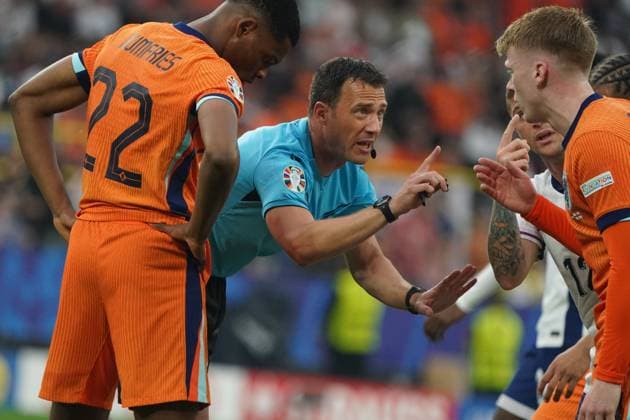 National team, Football, UEFA Euro2024, Euro 2024,Semifinal,Semifinal, Dortmund, Netherlands England Felix Zwayer, Referee,