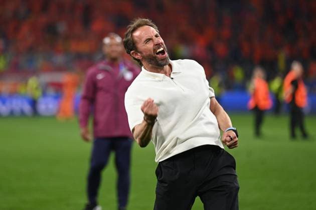 EURO 2024, Die Highlights Gareth Southgate Coach (England) during the UEFA EURO, EM, Europameisterschaft,Fussball Germany 2024 match between Netherlands 1-2 England at BVB Stadion Dortmund on July 10, 2024 in Dortmund, Germany. Noxthirdxpartyxsales  (259254595)