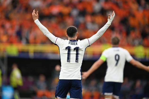 Phil Foden (England) during the UEFA EURO, EM, Europameisterschaft,Fussball Germany 2024 match between Netherlands 1-2 England at BVB Stadion Dortmund on July 10, 2024 in Dortmund, Germany. Noxthirdxpartyxsales  (259254937)