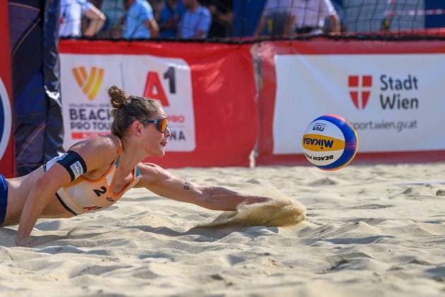 Beach Pro Tour Elite 16 Vienna, 10 07 2024, Vienna Cinja Tillmann GER Beach Pro Tour Elite 16 Vienna, Vienna on 10 07 2024 Copyright: xBEAUTIFULxSPORTS PeterxWeberx