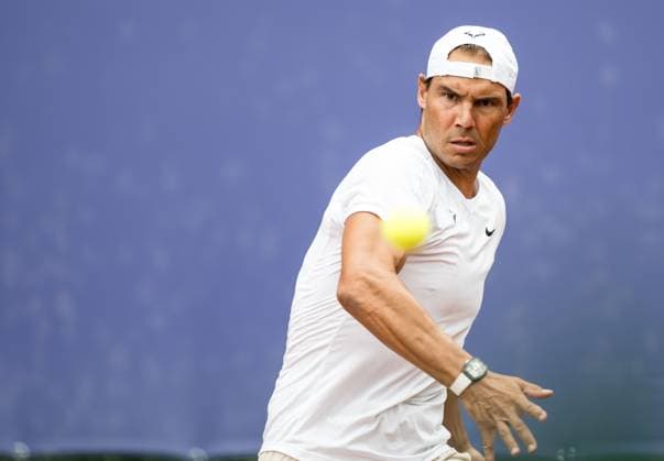 240711 Rafael Nadal, Spain trains during day 4 of the WTA Nordea Open on July 11, 2024 in Bastad  Copyright: NICLASxJÖNSSON BB240711NO009