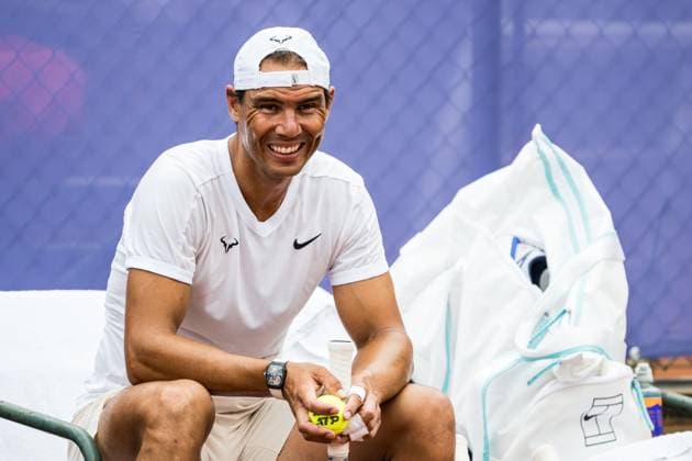 240711 Rafael Nadal, Spain trains during day 4 of the WTA Nordea Open on July 11, 2024 in Bastad  Copyright: NICLASxJÖNSSON BB240711NO013