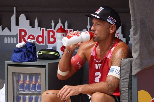 BEACHVOLLEYBALL - Beach Pro Vienna VIENNA,AUSTRIA,11.JUL.24 - Beach volleyball, Beachvolleyball - A1 Beach Pro Vienna. Image shows Alexander Horst (AUT).  GEPAxpictures xMathiasxMandl