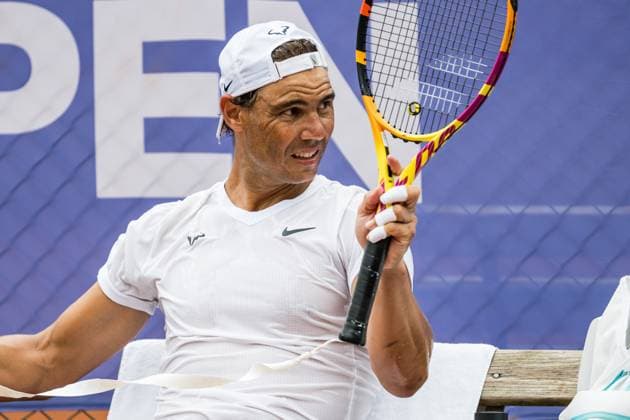 240711 Rafael Nadal of Spain during a training session ahead of Nordea Open Tennis tournament on July 11, 2024 in Bastad Photo Niclas Jönsson BILDBYRAN COP 273 NO0277 tennis atp250 nordea open bastad training bbeng  Copyright: NICLASxJÖNSSON BB240711NO028