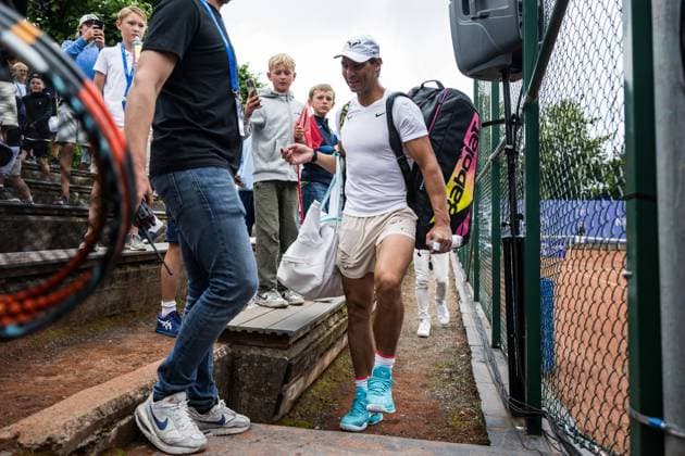 240711 Rafael Nadal of Spain ahead of a training session ahead of Nordea Open Tennis tournament on July 11, 2024 in Bastad Photo Niclas Jönsson BILDBYRAN COP 273 NO0277 tennis atp250 nordea open bastad training bbeng  Copyright: NICLASxJÖNSSON BB240711NO050