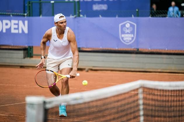 240711 Rafael Nadal of Spain during a training session ahead of Nordea Open Tennis tournament on July 11, 2024 in Bastad Photo Niclas Jönsson BILDBYRAN COP 273 NO0277 tennis atp250 nordea open bastad training bbeng  Copyright: NICLASxJÖNSSON BB240711NO056