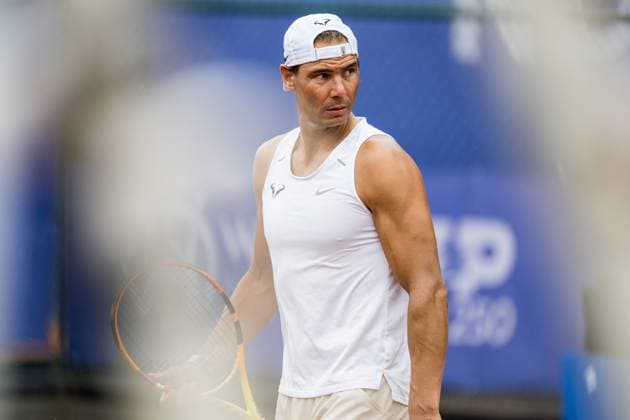 240711 Rafael Nadal of Spain during a training session ahead of Nordea Open Tennis tournament on July 11, 2024 in Bastad Photo Niclas Jönsson BILDBYRAN COP 273 NO0277 tennis atp250 nordea open bastad training bbeng  Copyright: NICLASxJÖNSSON BB240711NO065