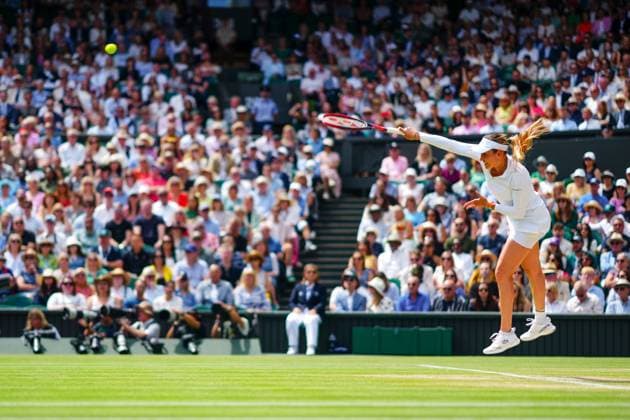 Donna Vekic during her semi final match Wimbledon Tennis Championships, Day 11, The All England Lawn Tennis and Croquet Club, London, UK - 11 Jul 2024  Copyright: xJavierxGarcia Shutterstockx 14580280t
